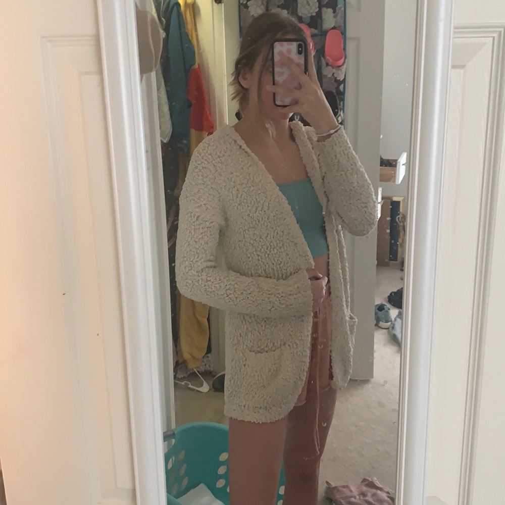 cozy cream cardigan